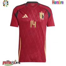 Camiseta Bélgica Dodi Lukebakio #14 Primera Equipación Eurocopa 2024 manga corta